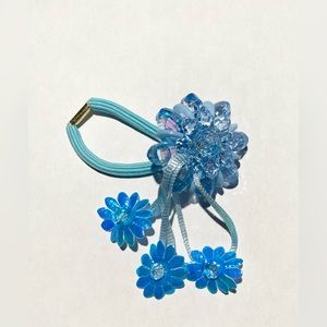 Hair Ties For Women Luxury Ponytail Elastic Rubber Bands Crystal Jewelry